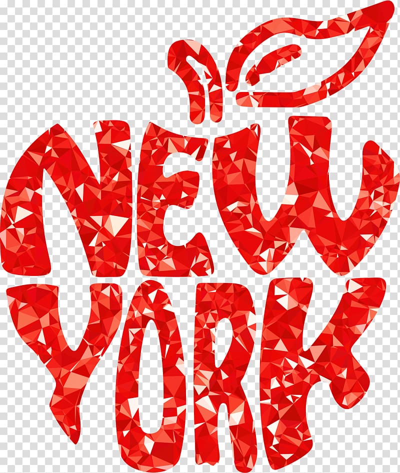 Manhattan T-shirt Big Apple Sticker, big transparent background PNG clipart