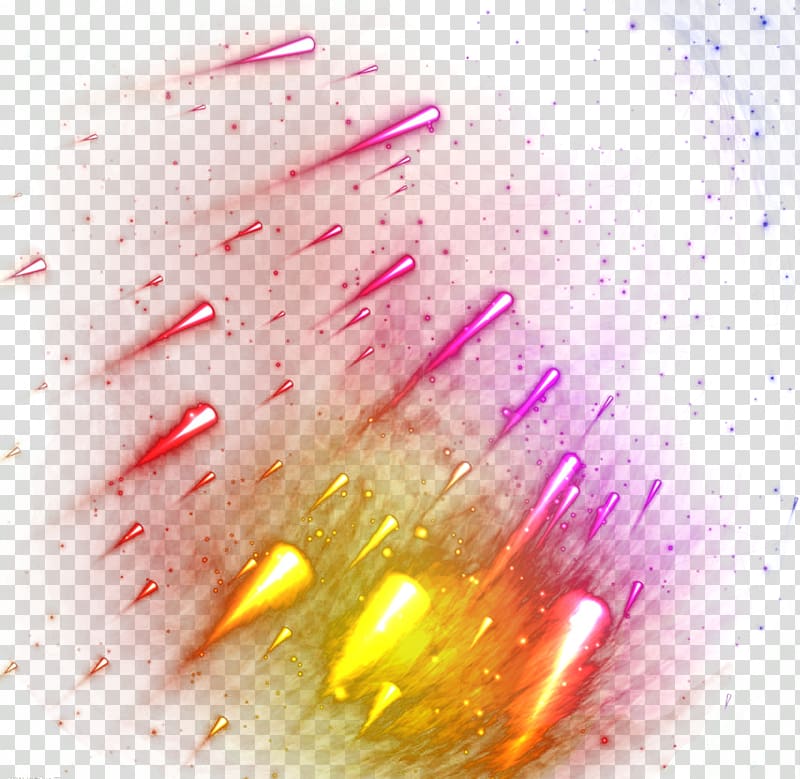 pink and yellow line , Light Elements, Hong Kong Google Meteor, Cool colored background meteor transparent background PNG clipart