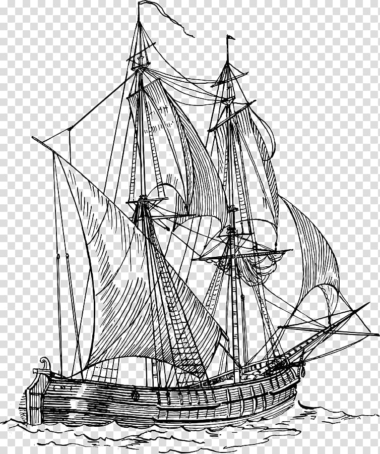 Sailing ship Boat Drawing , Ship transparent background PNG clipart