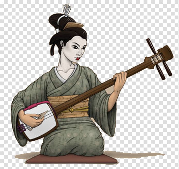 Plucked string instrument Shamisen Japan Musical Instruments, japan transparent background PNG clipart