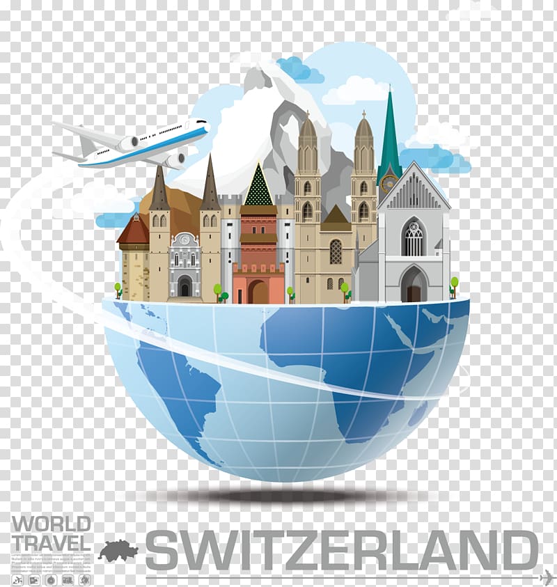Australia Travel Euclidean Illustration, Decorative Building Switzerland Attractions transparent background PNG clipart