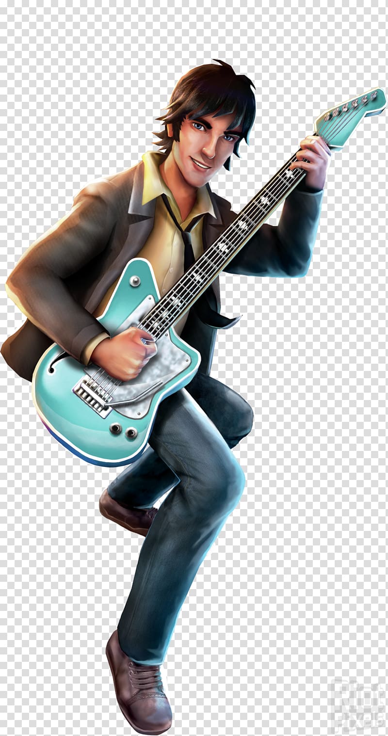 Bass guitar Guitar Hero On Tour: Modern Hits Guitar Hero: On Tour series Microphone Electric guitar, Bass Guitar transparent background PNG clipart