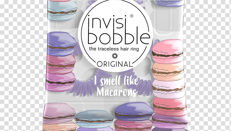 Donuts invisibobble Scented Hair Ring Cosmetics Hair Care Hair tie, macaron transparent background PNG clipart