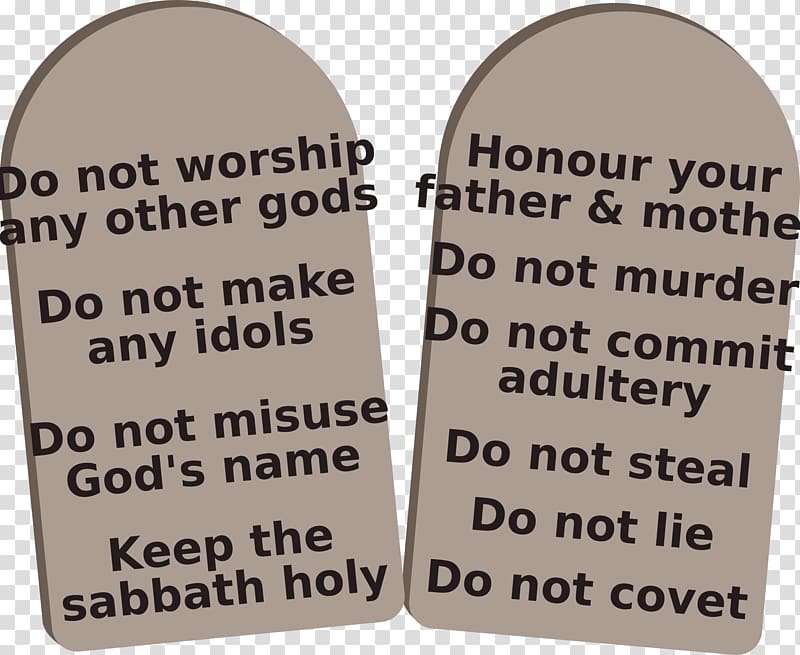 Tablets of Stone Bible Ten Commandments , tablet transparent background PNG clipart