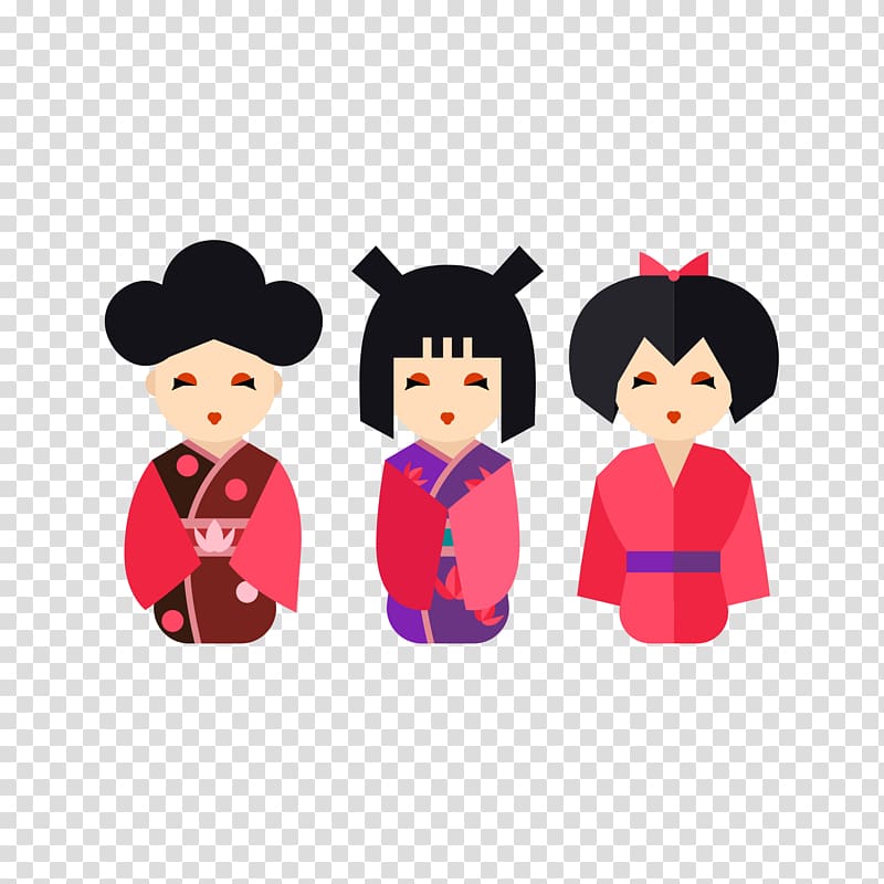 Japan Woman Geisha, Japanese Geisha transparent background PNG clipart