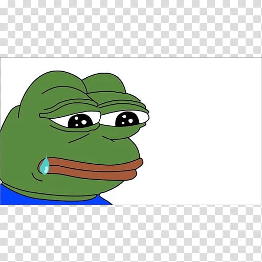 Pepe the Frog Sadness Meme , frog transparent background PNG clipart