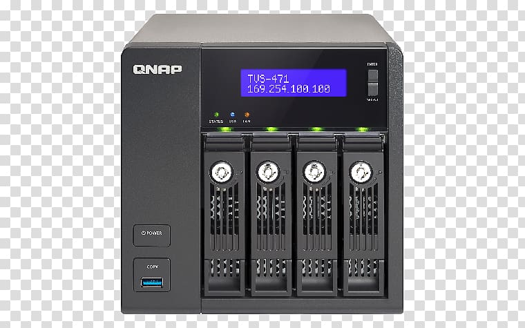 Network Storage Systems QNAP Systems, Inc. QNAP TS-453 Pro QNAP TVS-471 QNAP TS-453A, others transparent background PNG clipart