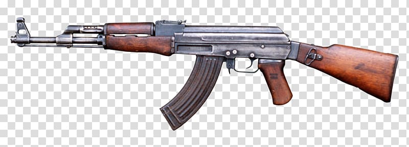 AK 47 transparent background PNG clipart