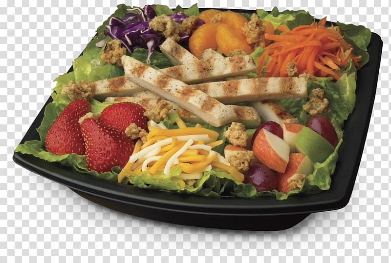 Chicken salad Cobb salad Chicken nugget Chick-fil-A, fruit salad with ice cream transparent background PNG clipart