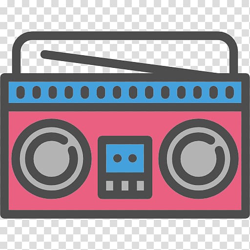 Scalable Graphics Radio Compact Cassette Icon, Cartoon Radio transparent background PNG clipart