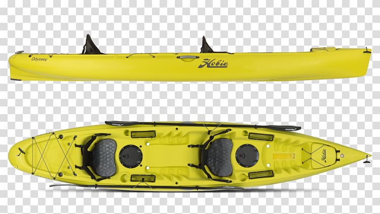 Kayak fishing Hobie Odyssey Ivory Dune, mit Paddel Boat Canoe, folding kayak transparent background PNG clipart