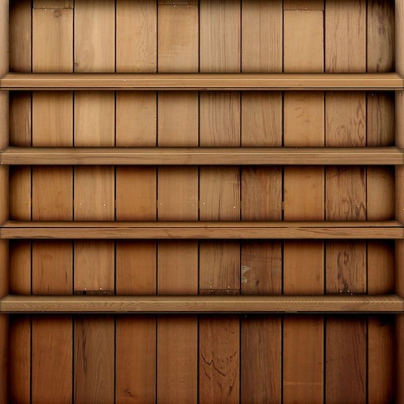 iPhone 4 Shelf Bookcase Desktop , Store Shelf transparent background PNG clipart