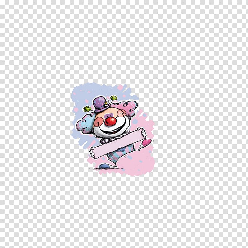 Clown Comedian Happiness, clown transparent background PNG clipart