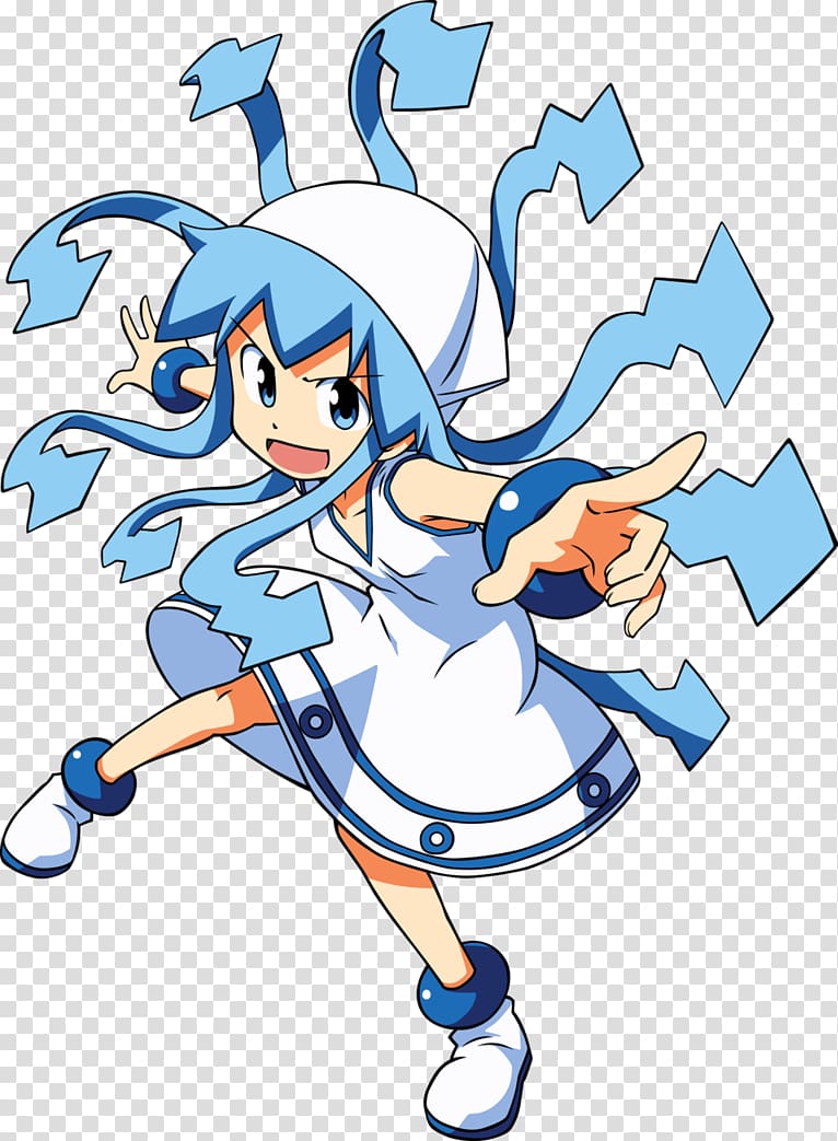 Squid Girl Anime Splatoon Character, squid transparent background PNG clipart