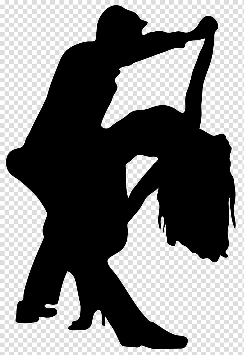 Silhouette Dance , Romantic Dancers Silhouette transparent background PNG clipart