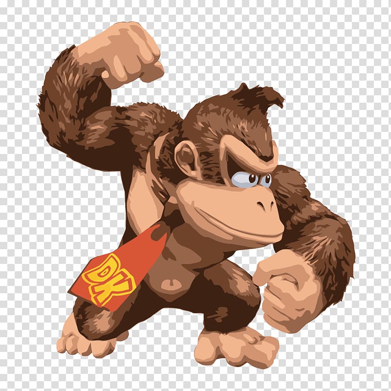 Donkey Kong Country 2: Diddys Kong Quest Super Smash Bros. Brawl Donkey Kong 3, angry gorilla transparent background PNG clipart