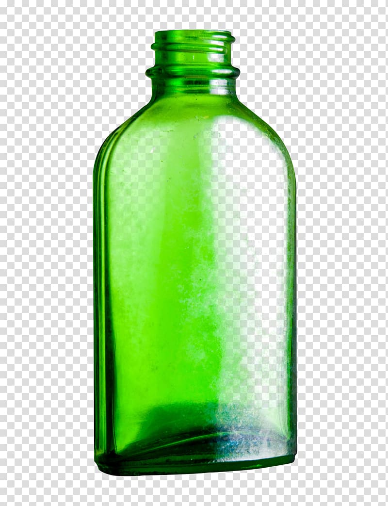 Glass bottle, Empty Glass Bottle transparent background PNG clipart
