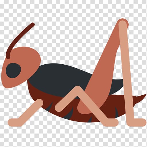 Emoji Cricket Android Oreo Caelifera Grasshopper, Emoji transparent background PNG clipart