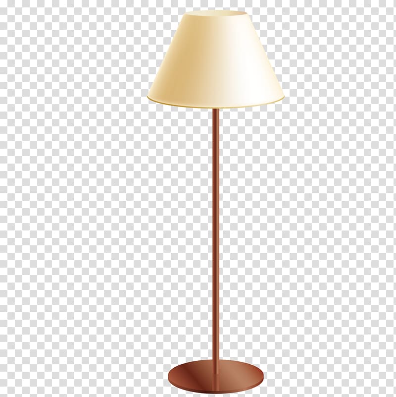 brown and yellow floor lamp illustration, Table Lamp, European floor lamp transparent background PNG clipart