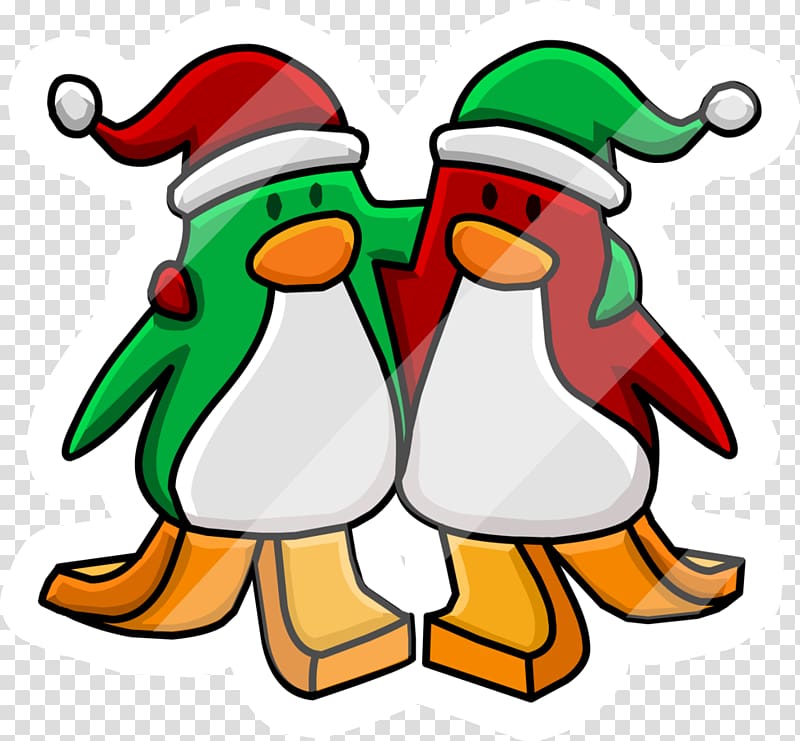 Club Penguin Entertainment Inc Bird Santa Claus Christmas, Penguin transparent background PNG clipart