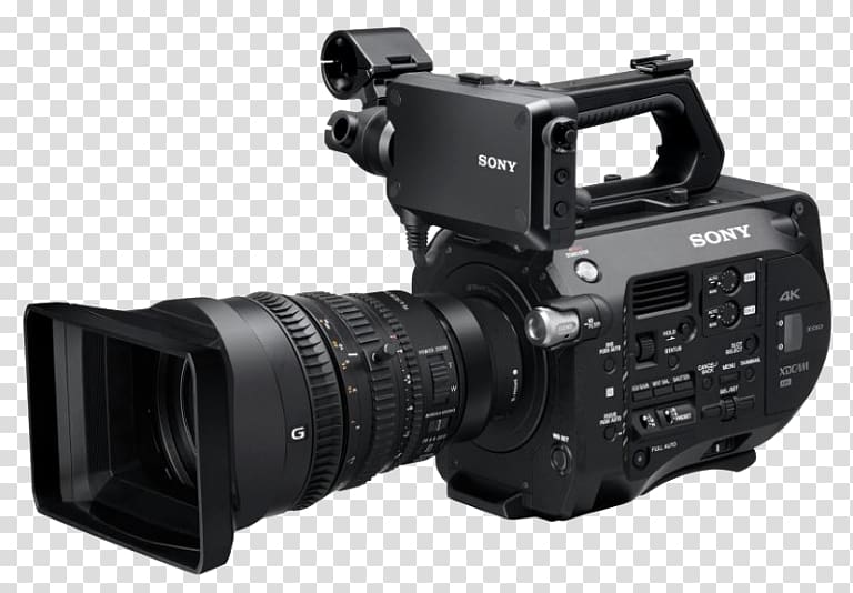 Sony FE PZ 28-135mm F4 G OSS Super 35 XDCAM Camcorder 4K resolution, sony transparent background PNG clipart