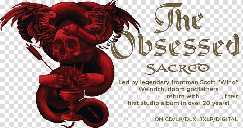 The Obsessed Sacred Album Phonograph record LP record, Sacred Order Of Saint Dumas transparent background PNG clipart
