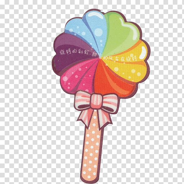 Lollipop Candy Cartoon Drawing, Rotate rainbow lollipop transparent background PNG clipart