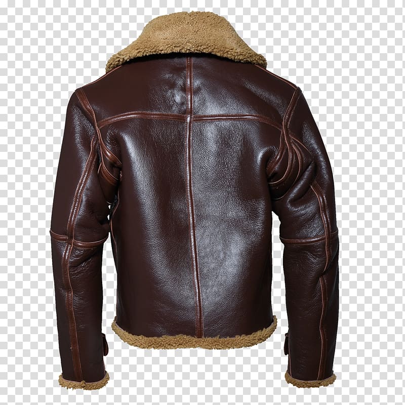 Leather jacket Flight jacket Sheepskin, jacket transparent background PNG clipart