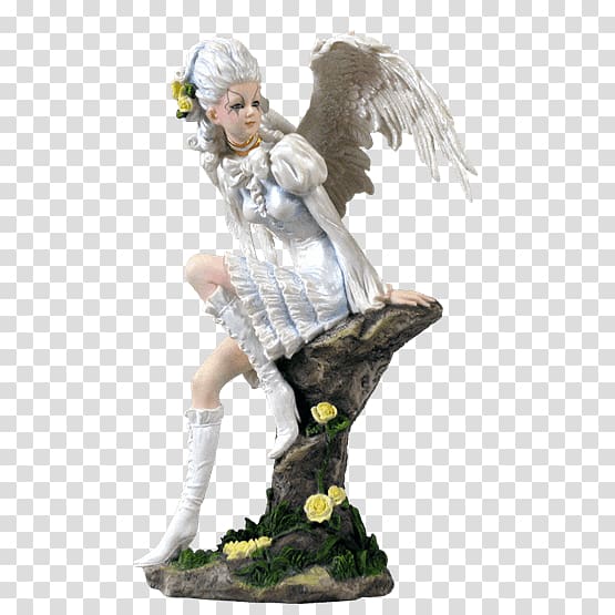 Figurine Statue Fairy Angel, angel statue transparent background PNG clipart