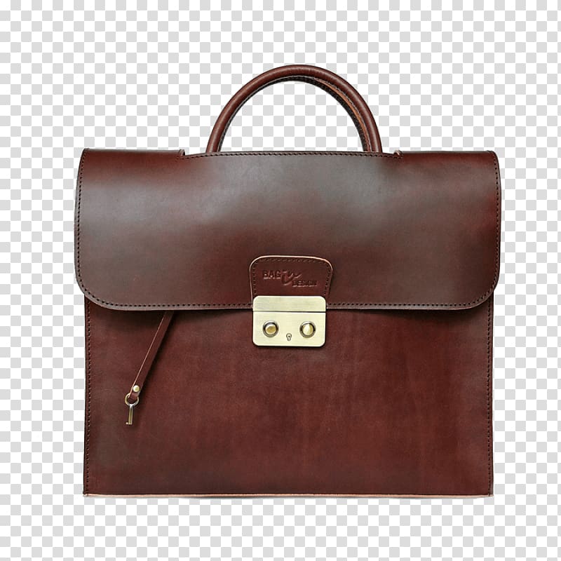Briefcase Leather Handbag Dermis, brown bag transparent background PNG clipart