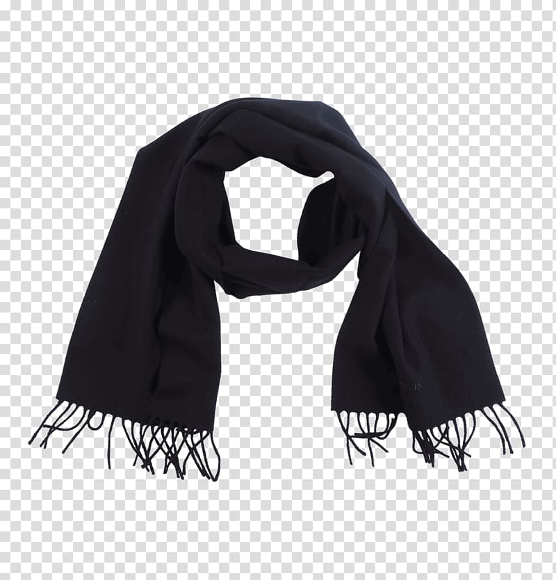 Black M, black scarf transparent background PNG clipart