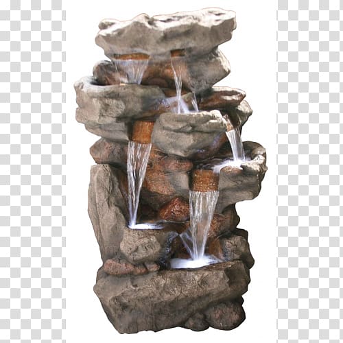 Water feature Fountain Garden ornament Waterfall, Cascade Falls transparent background PNG clipart