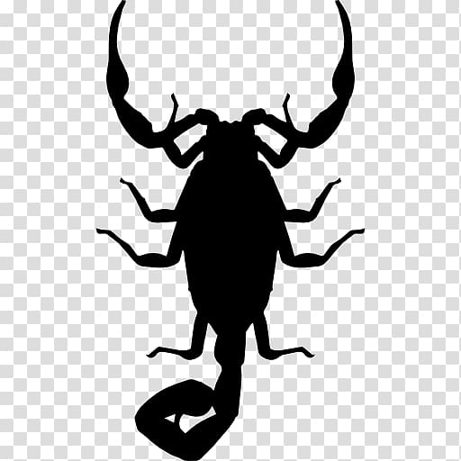 Scorpion Silhouette Icon, Scorpion transparent background PNG clipart