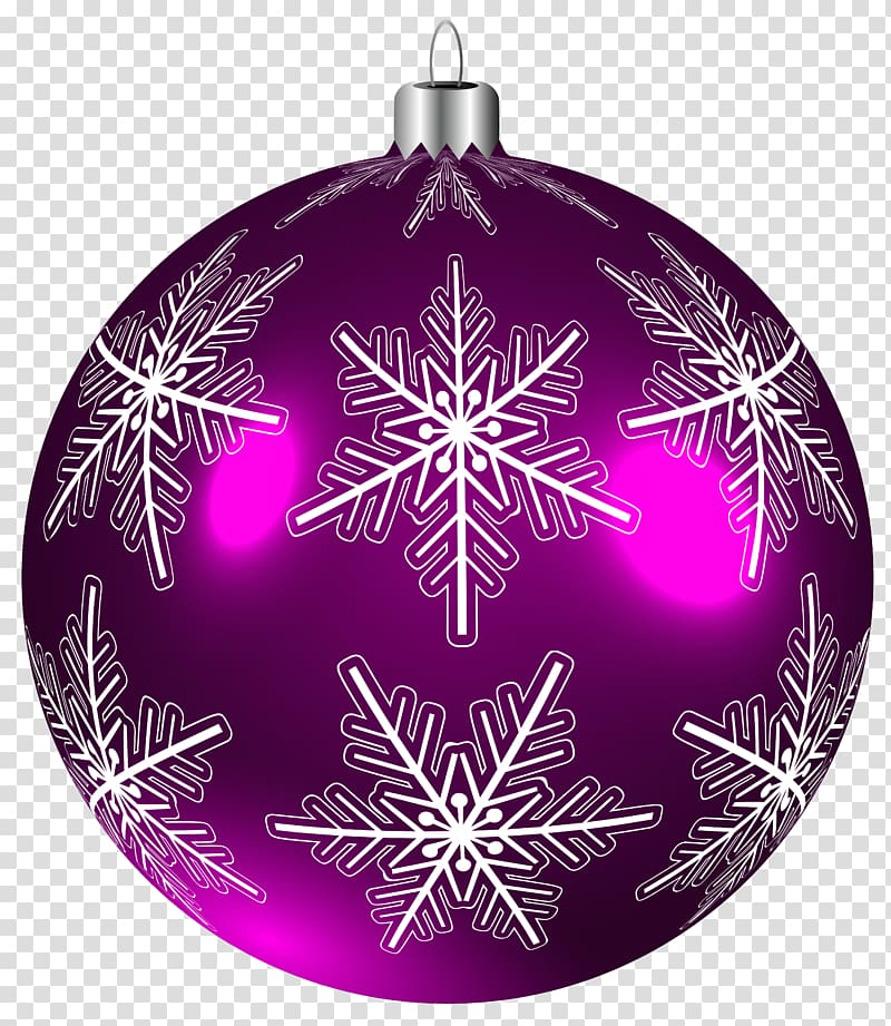 Christmas ornament Christmas tree , Purple Christmas transparent background PNG clipart