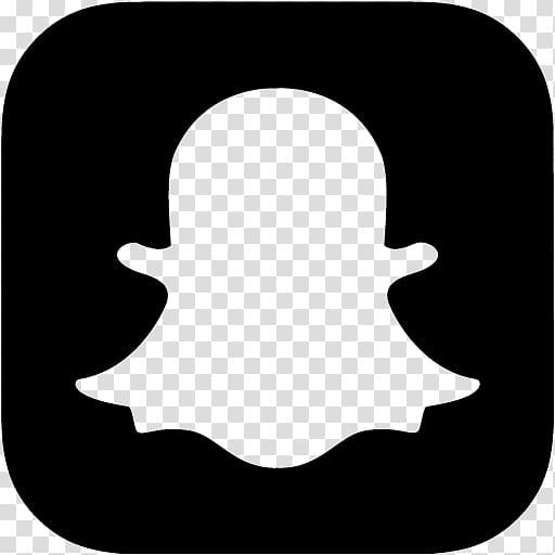 Social media Computer Icons Snapchat Black and white, social media transparent background PNG clipart
