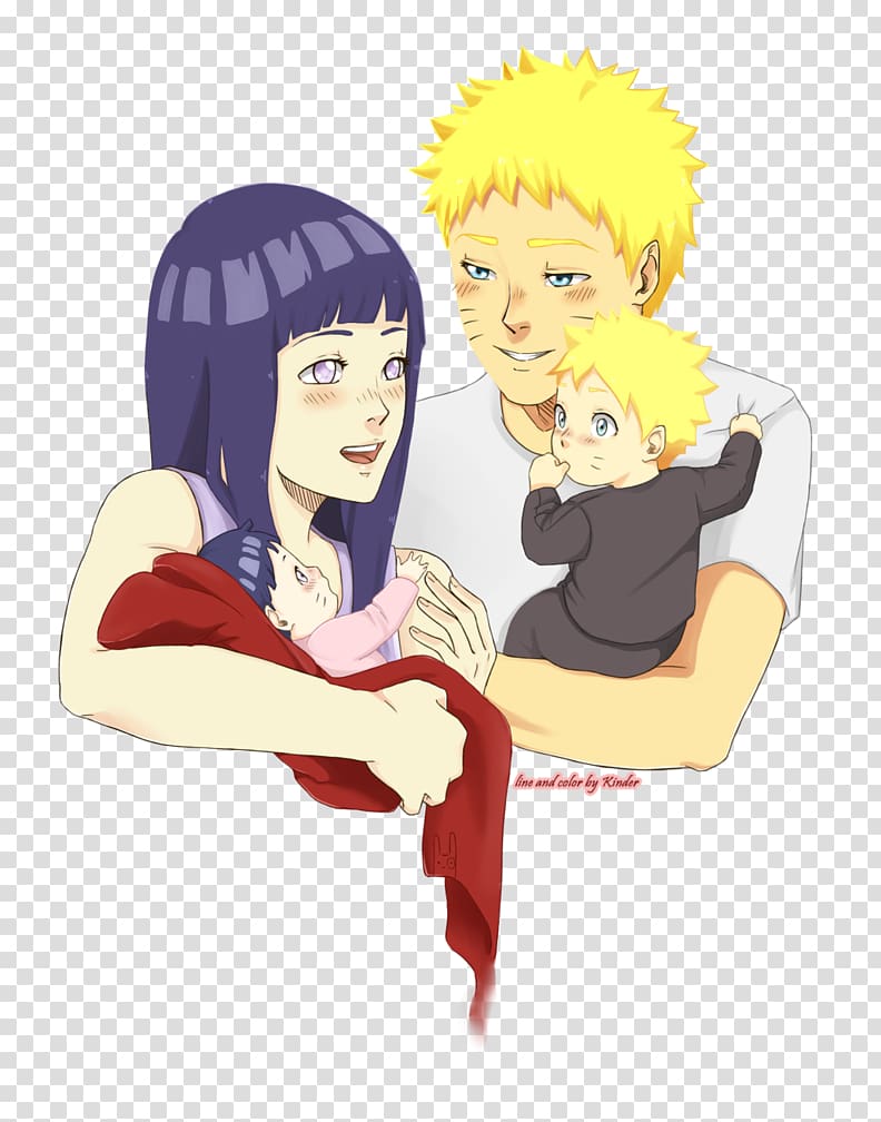 Naruto Uzumaki Hinata Hyuga Himawari Uzumaki Kakashi Hatake Boruto Uzumaki,  Naruto family transparent background P…