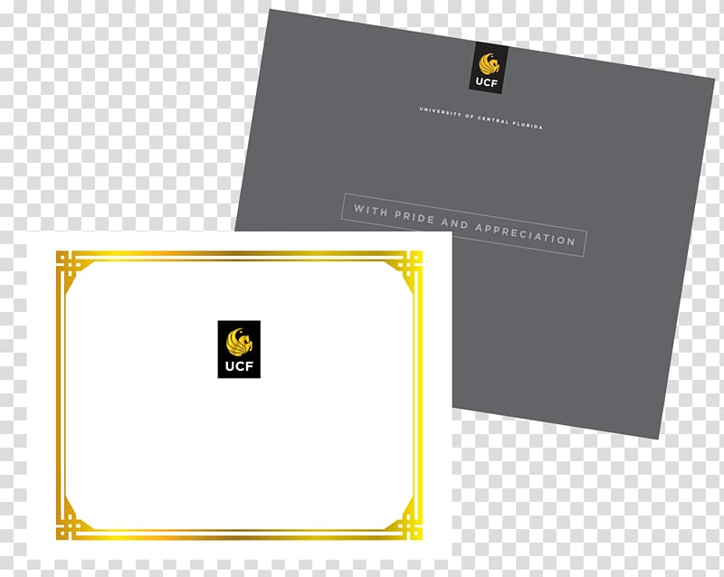 UCF Printing Services Presentation folder, certificate transparent background PNG clipart