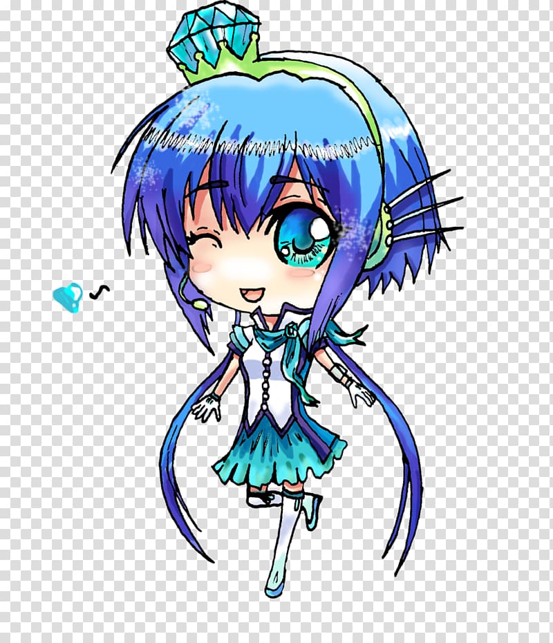 Vocaloid Aoki Lapis Chibi Hatsune Miku Mangaka, Becuz transparent background PNG clipart