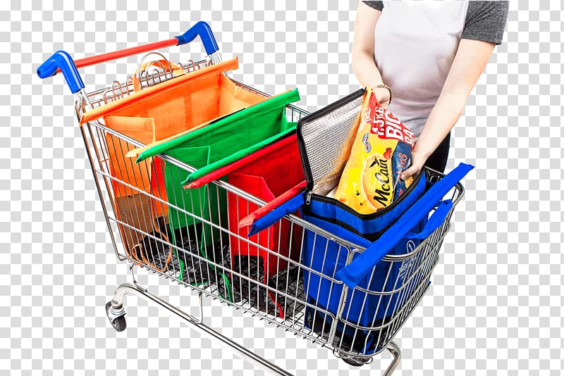 Shopping cart Reusable shopping bag Shopping Bags & Trolleys, trolley transparent background PNG clipart