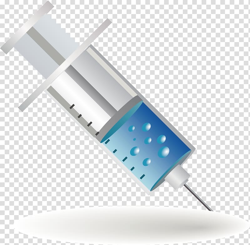 Medicine Injection, Small syringe element transparent background PNG clipart