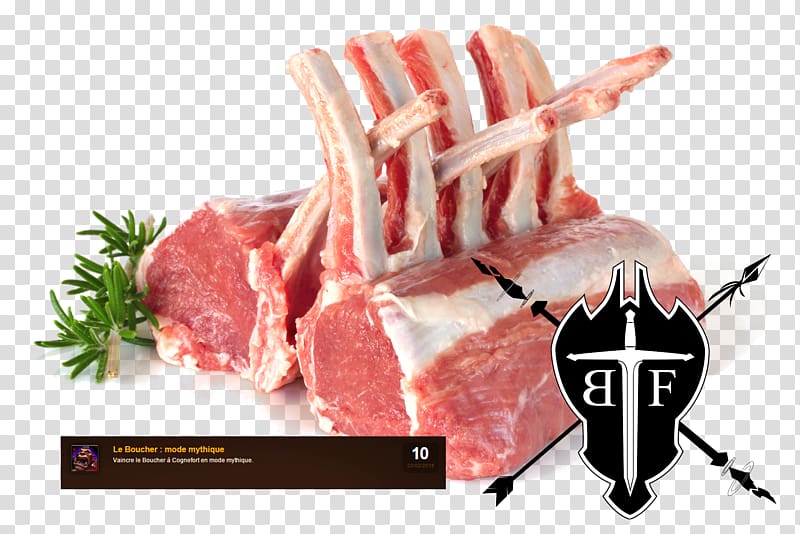Lamb and mutton Rack of lamb Meat chop Loin chop Barbecue, barbecue transparent background PNG clipart