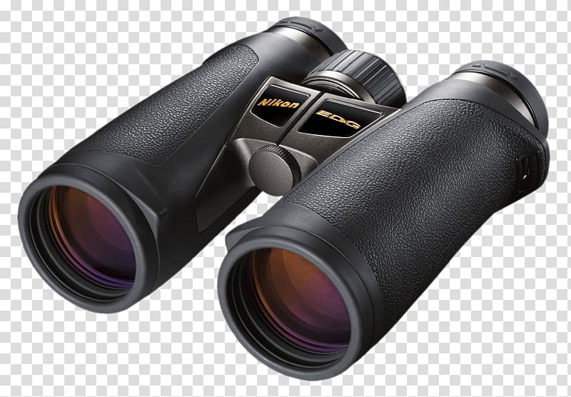 Binoculars Nikon Low-dispersion glass Camera lens, binocular transparent background PNG clipart