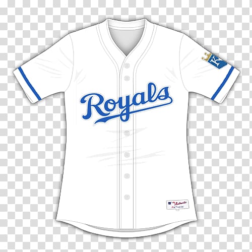 Sports Fan Jersey Kansas City Royals T-shirt Baseball uniform, T-shirt transparent background PNG clipart
