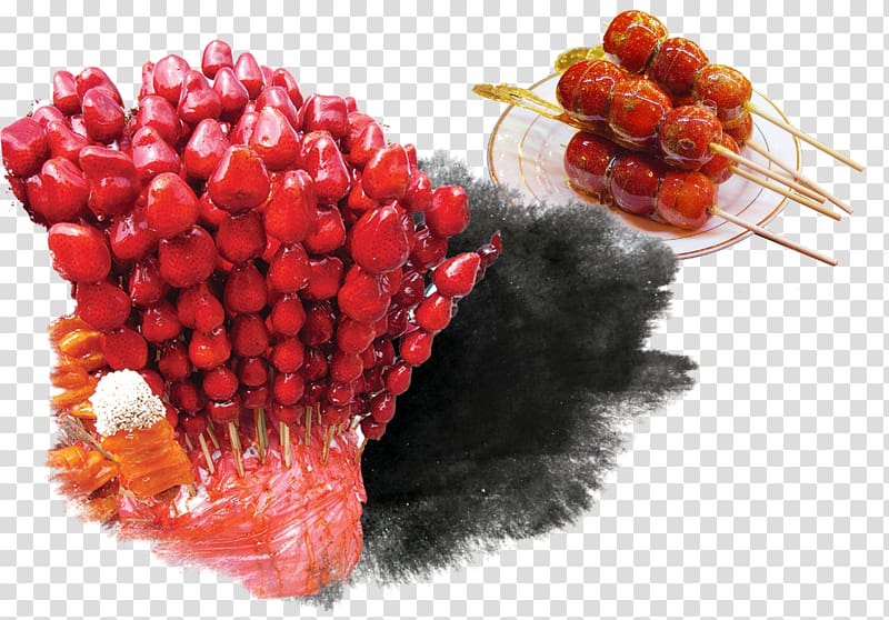 Beijing Tanghulu Poster, Bingtanghulu Crispy Sugar-Coated Fruit on a Stick transparent background PNG clipart