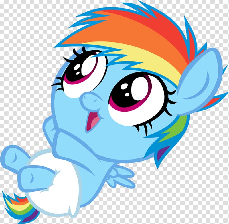 Rainbow Dash Foal Fluttershy Cuteness Pony, diapers transparent background PNG clipart