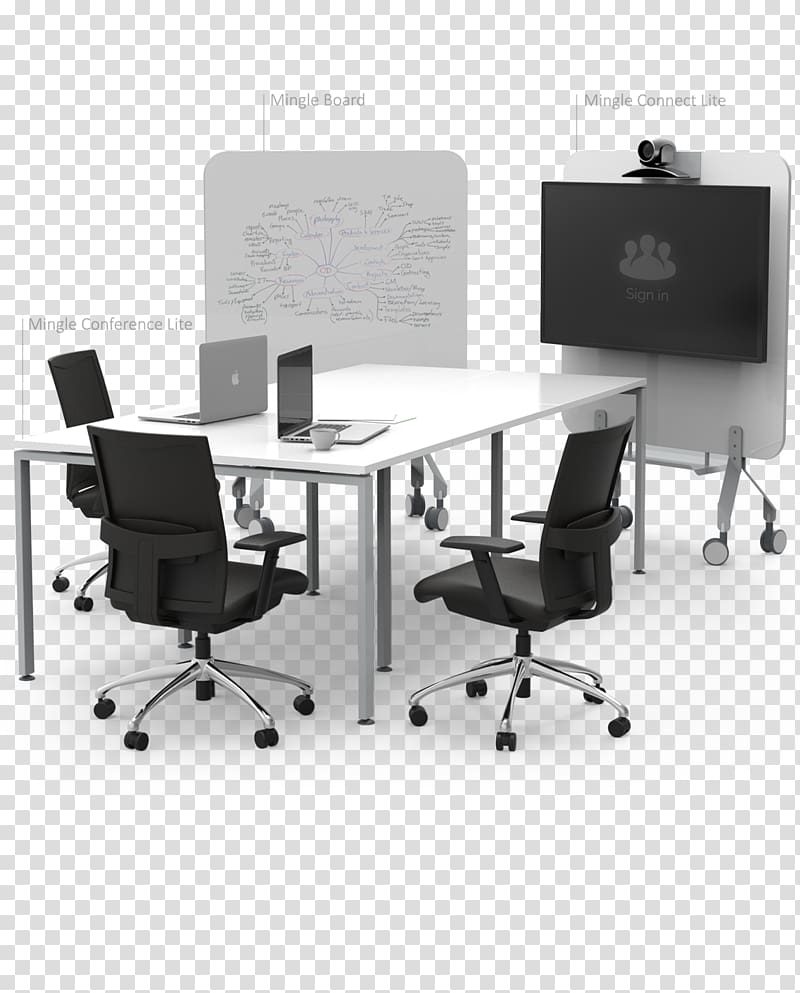 Videotelephony Office & Desk Chairs Web conferencing Display device, TeleConference transparent background PNG clipart