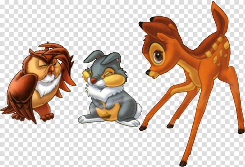 Thumper YouTube Animated cartoon, Bambi transparent background PNG clipart