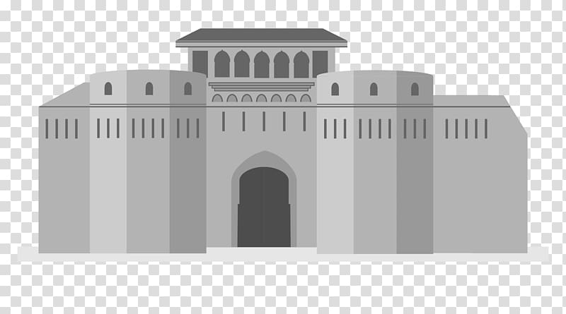 gray concrete building illustration, Shaniwar Wada Pune Maratha Empire , fort transparent background PNG clipart