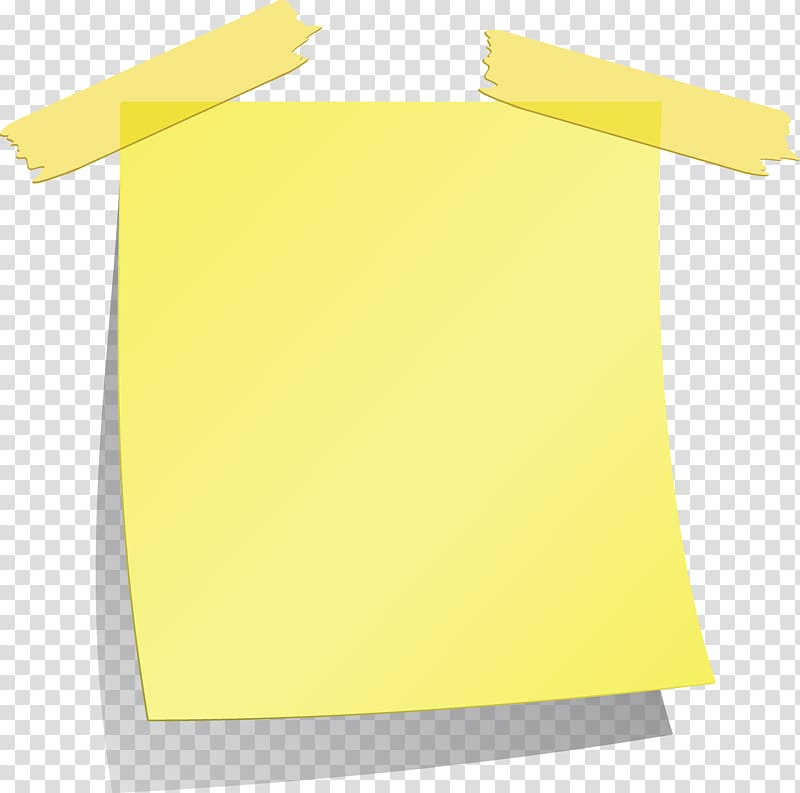 Sticky notes transparent background PNG clipart