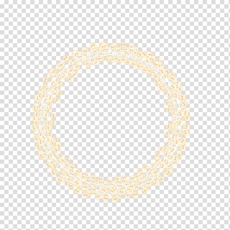 Yellow Pattern, Circle lamp beads transparent background PNG clipart
